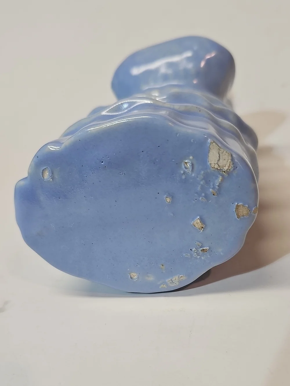 Vintage Haeger Pottery Blue Southern Belle Lady 1940s Ceramic Planter / Vase
